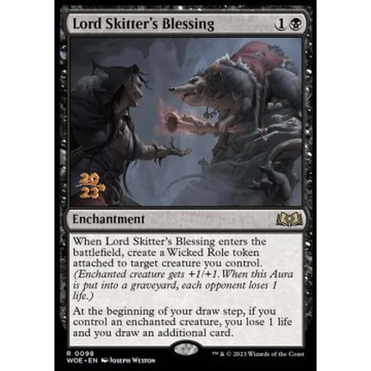 Lord Skitter's Blessing (V.1) - Benedizione di Lord Squittio (V.1) - [PWOE] [NM] [Foil]