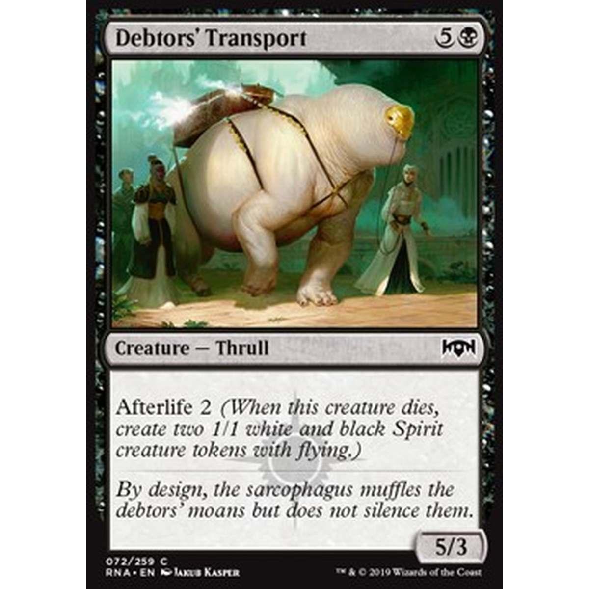 Debtors' Transport - Trasportatore di Debitori - [RNA] [NM]