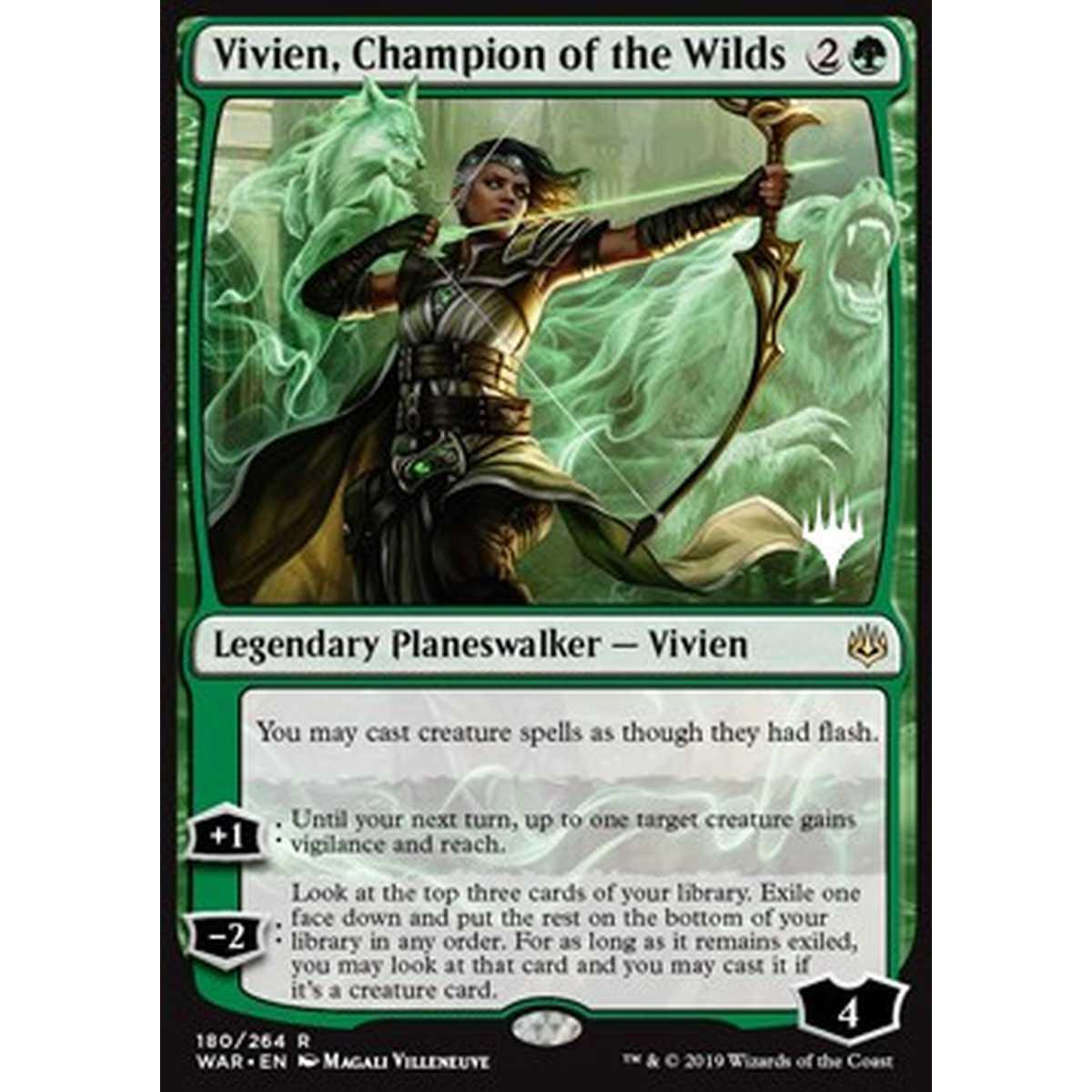 Vivien, Champion of the Wilds - Vivien, Campionessa delle Terre Selvagge - [PELD] [NM] [Foil]