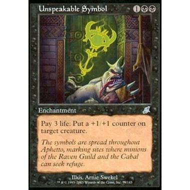 Unspeakable Symbol - Unspeakable Symbol - [SCG] [EX]