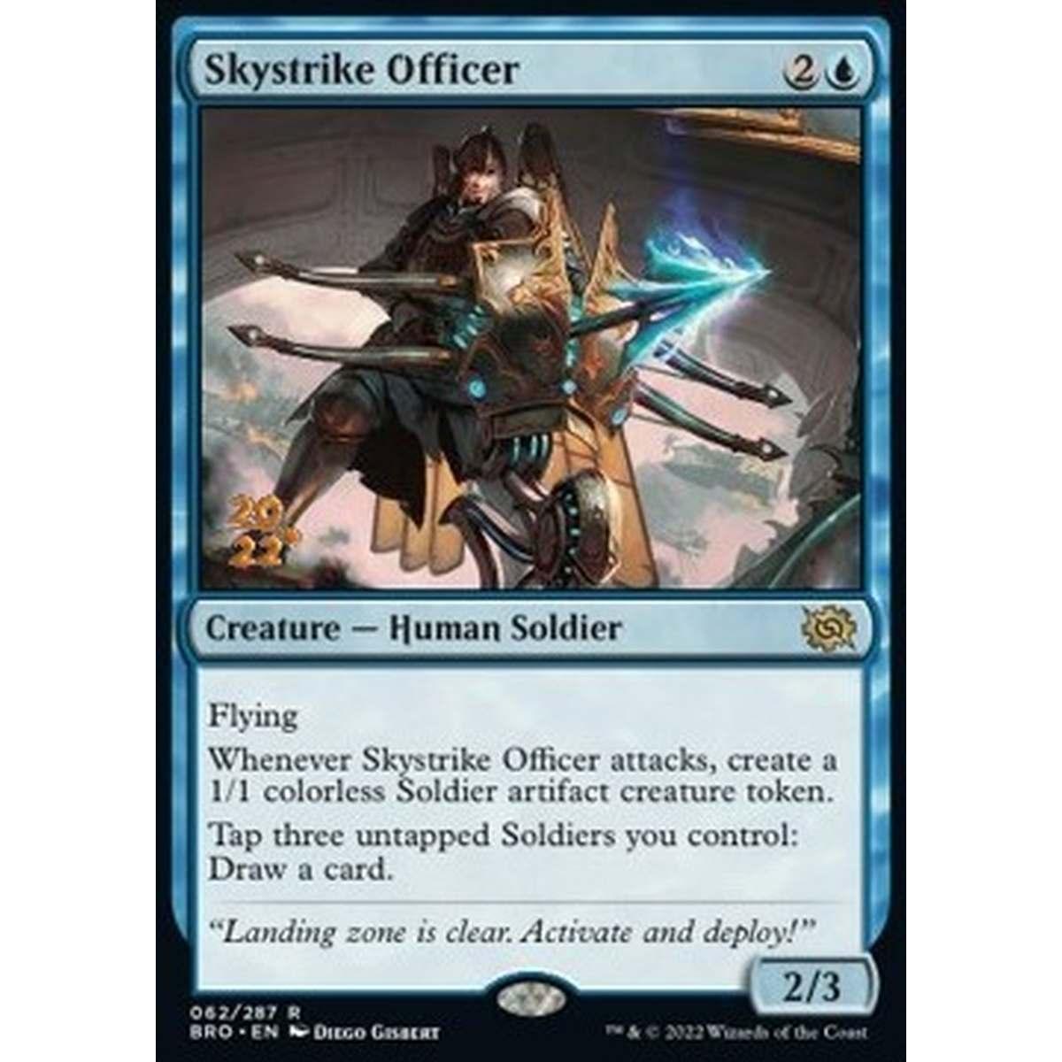 Skystrike Officer (V.1) - Ufficiale del Colpo Aereo (V.1) - [PBRO] [NM] [Foil]