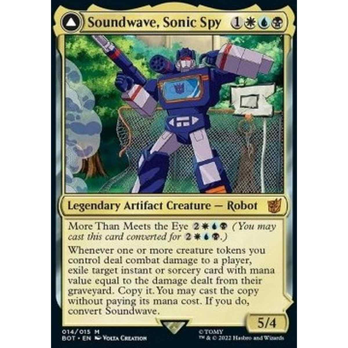 Soundwave, Sonic Spy // Soundwave, Superior Captain (V.1) - Soundwave, Sonic Spy // Soundwave, Superior Captain (V.1) - [BOT] [NM] [Foil]