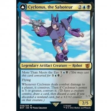 Cyclonus, the Saboteur // Cyclonus, Cybertronian Fighter (V.1) - Cyclonus, the Saboteur // Cyclonus, Cybertronian Fighter (V.1) - [BOT] [NM] [Foil]