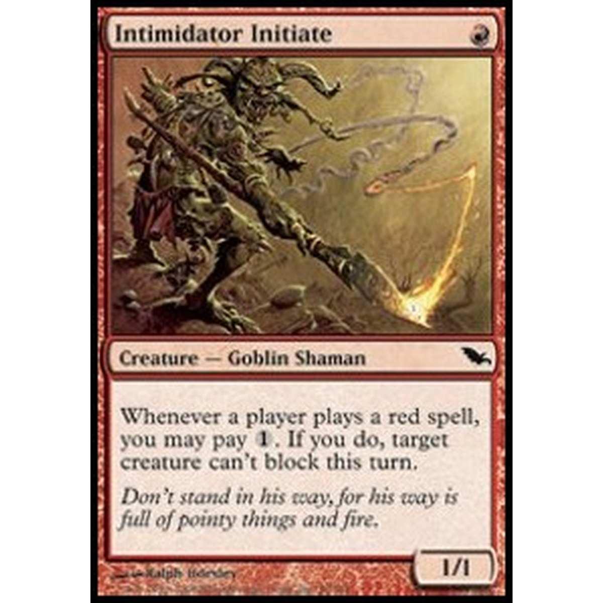 Intimidator Initiate - Iniziato Intimidatore - [SHM] [NM]