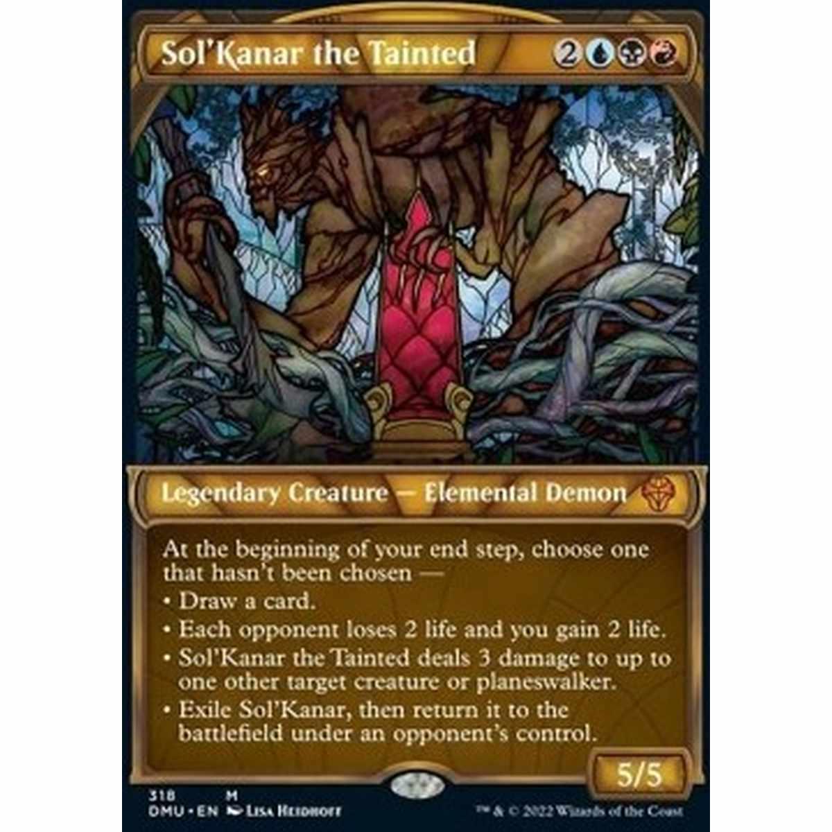 Sol'Kanar the Tainted (V.1) - Sol'Kanar the Tainted (V.1) - [XDMU] [NM]