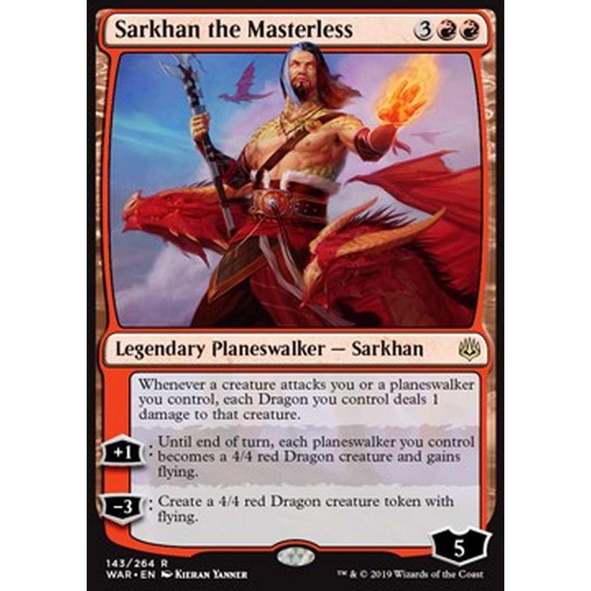 Sarkhan the Masterless - Sarkhan the Masterless - [WAR] [NM]
