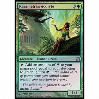 Karametra's Acolyte - Karametra's Acolyte - [PROM] [NM] [Foil]