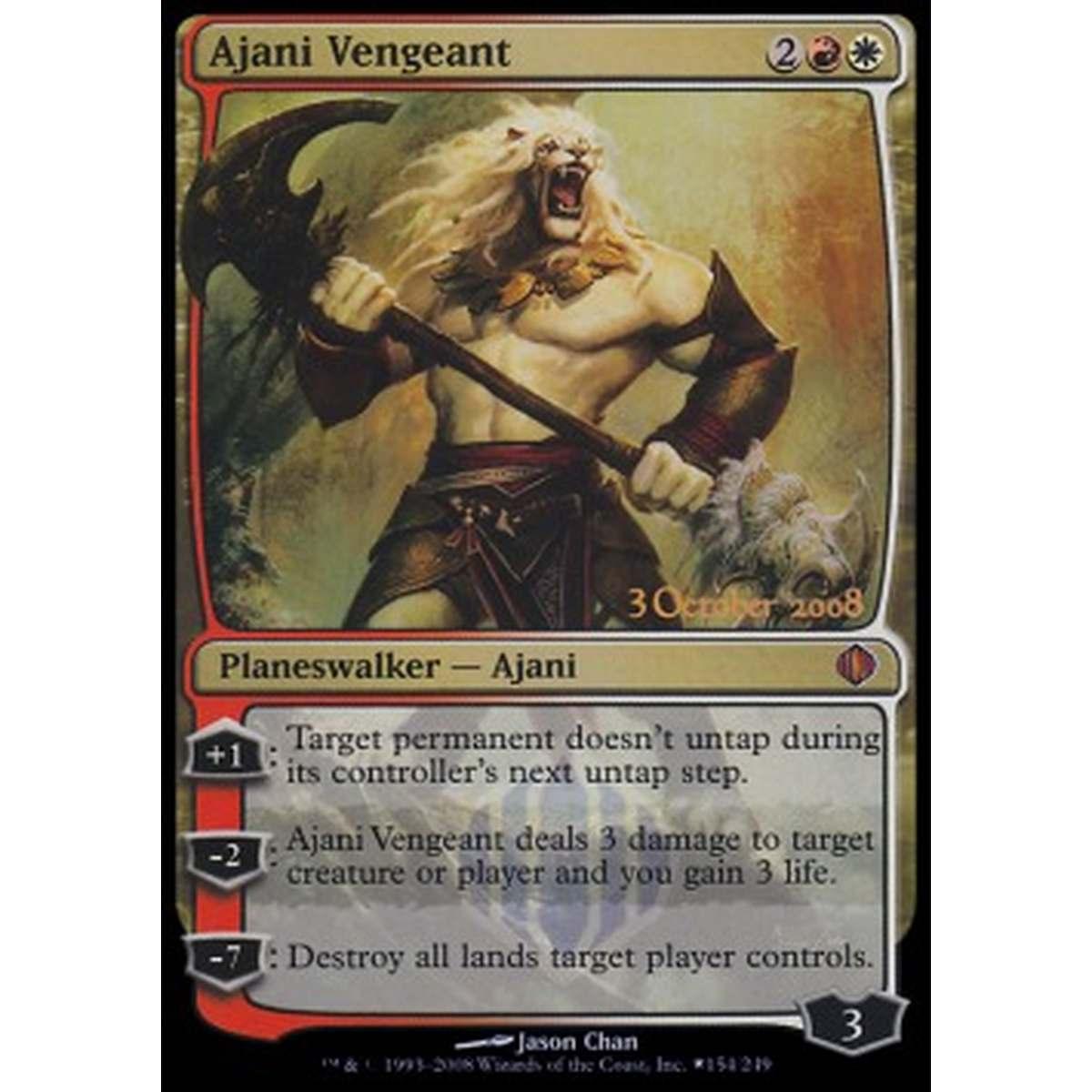 Ajani Vengeant - Ajani Vendicativo - [GDC] [EX] [Foil]