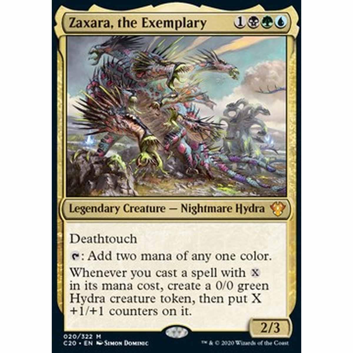 Zaxara, the Exemplary - Zaxara, the Exemplary - [C20] [NM] [Foil]