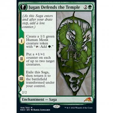 Jugan Defends the Temple // Remnant of the Rising Star - Jugan Defends the Temple // Remnant of the Rising Star - [NEO] [NM]
