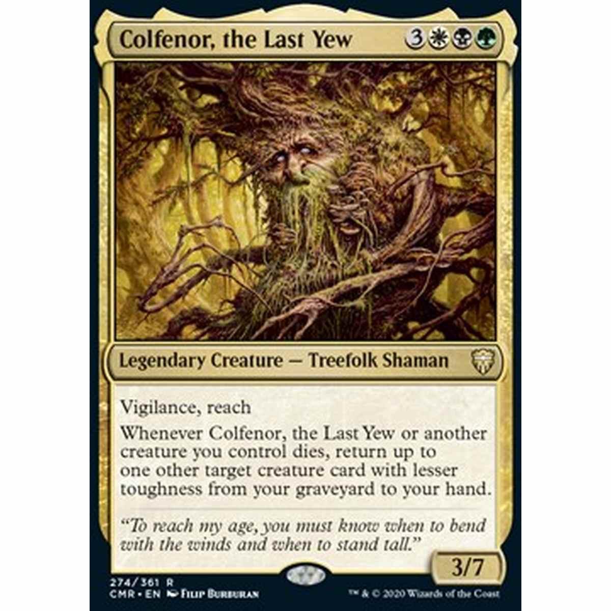 Colfenor, the Last Yew - Colfenor, the Last Yew - [CMR] [EX] [Foil]