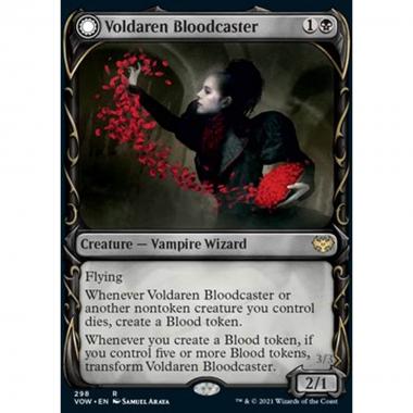 Voldaren Bloodcaster // Bloodbat Summoner (V.1) - Sanguinomante Voldaren // Evocatrice di Sanguinistrelli (V.1) - [XVOW] [NM] [Foil]