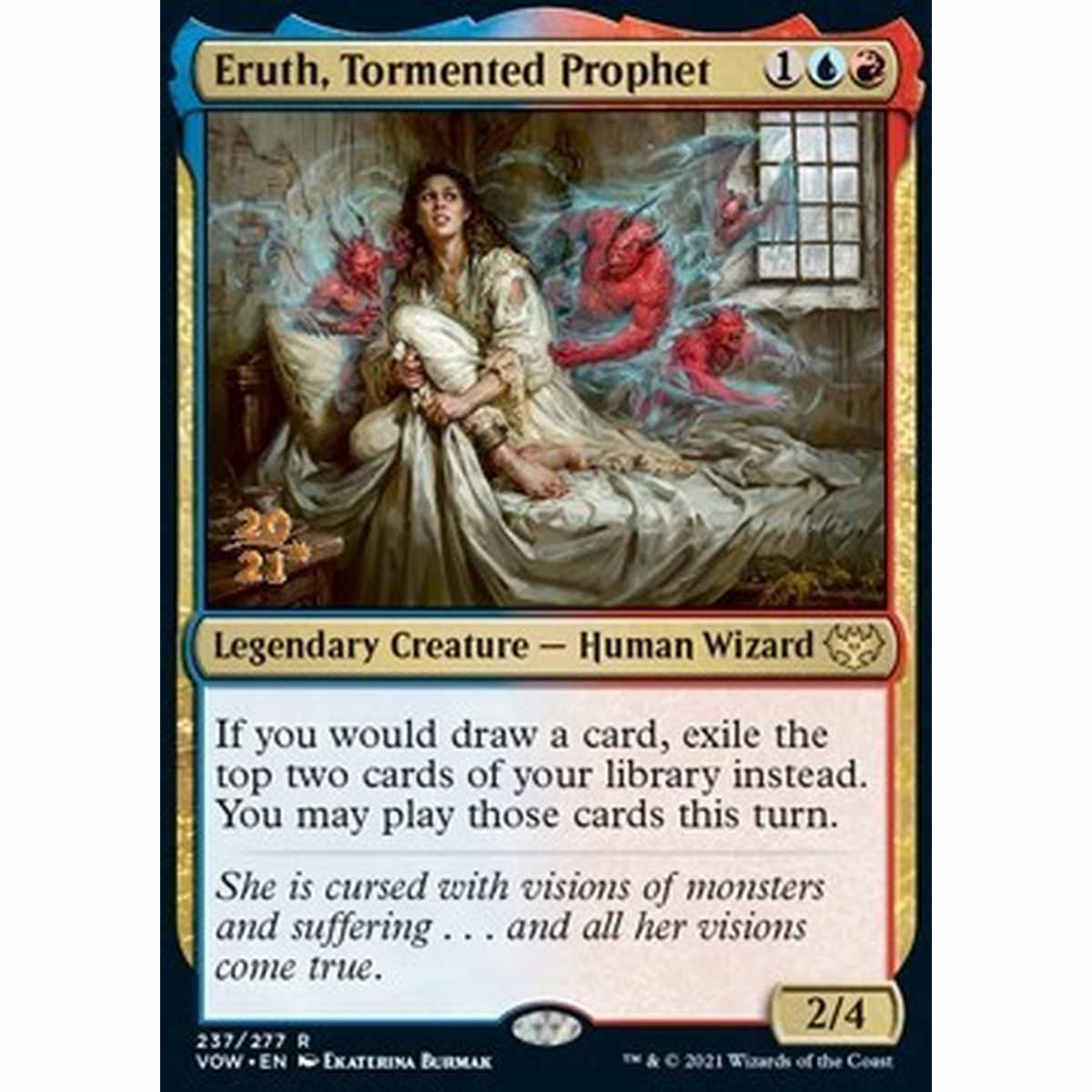 Eruth, Tormented Prophet (V.1) - Eruth, Profetessa Tormentata (V.1) - [PVOW] [NM] [Foil]