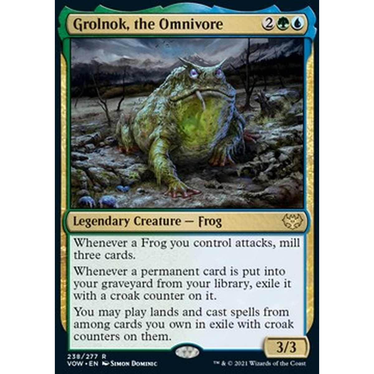 Grolnok, the Omnivore - Grolnok, l'Onnivoro - [VOW] [NM] [Foil]