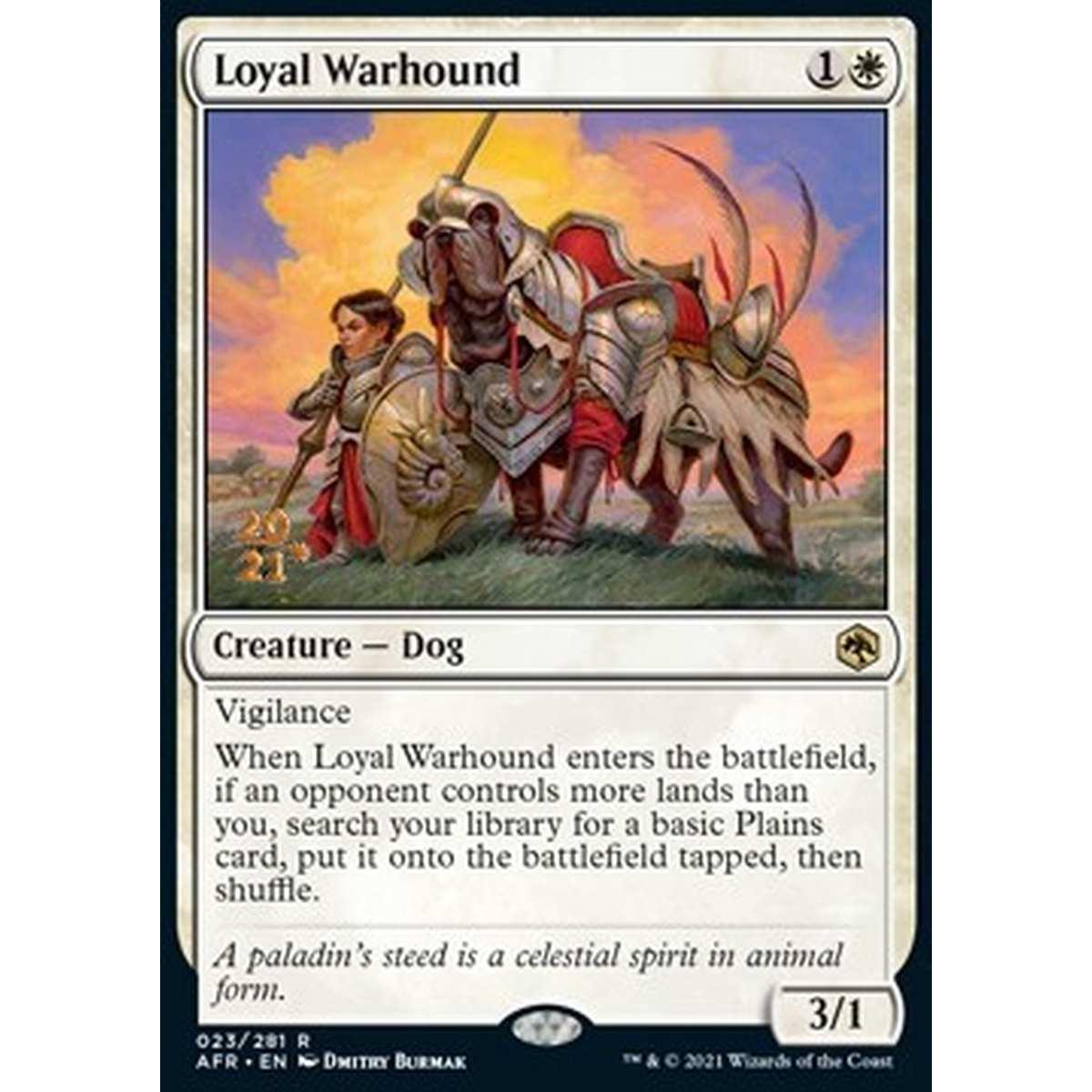 Loyal Warhound (V.1) - Segugio da Guerra Leale (V.1) - [PAFR] [NM] [Foil]