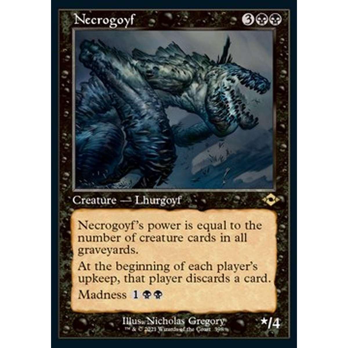 Necrogoyf (V.1) - Necrogoyf (V.1) - [XMH2] [NM] [Foil]