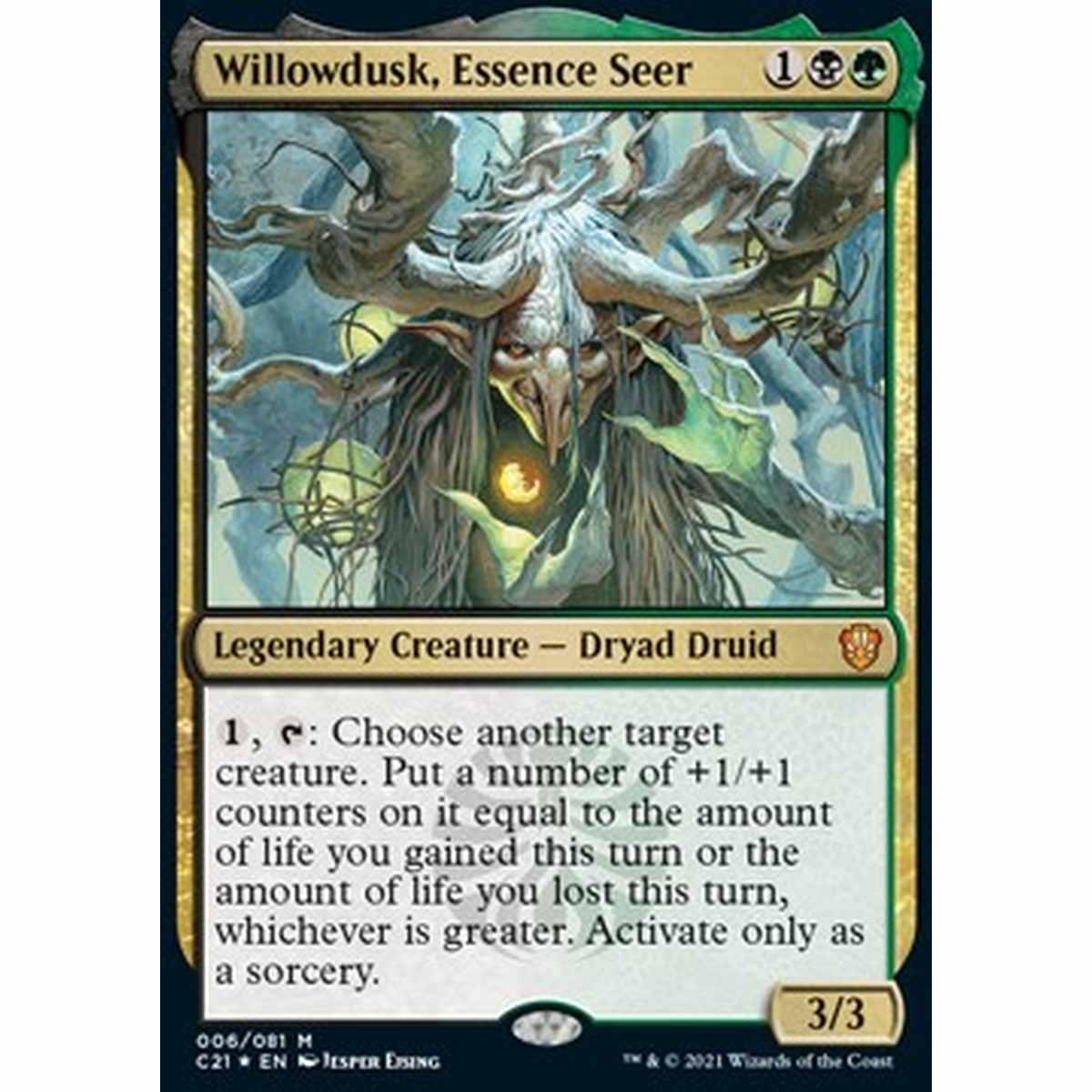 Willowdusk, Essence Seer - Willowdusk, Essence Seer - [C21] [NM] [Foil]