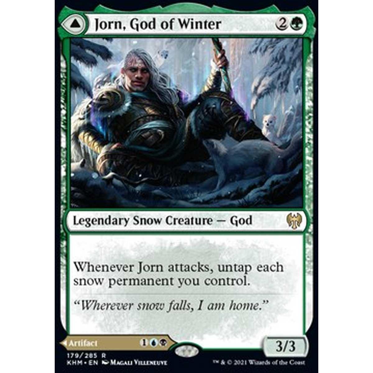 Jorn, God of Winter // Kaldring, the Rimestaff - Jorn, Dio dell'Inverno // Kaldring, il Bastone di Brina - [KHM] [NM] [Foil]