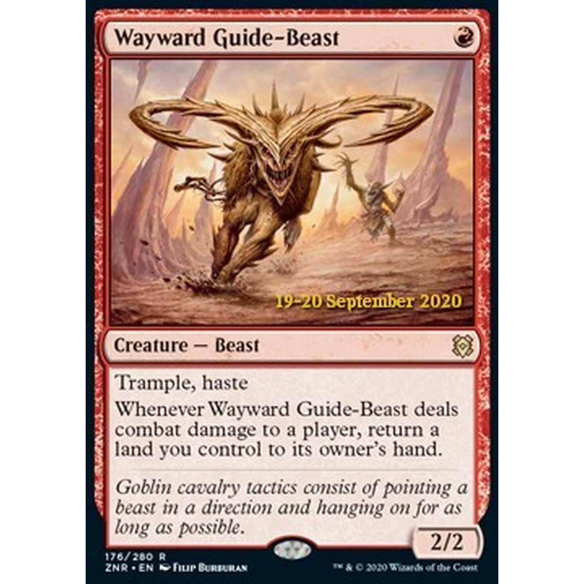 Wayward Guide-Beast (V.2) - Bestia-Guida Fuori Controllo (V.2) - [PZNR] [NM] [Foil]