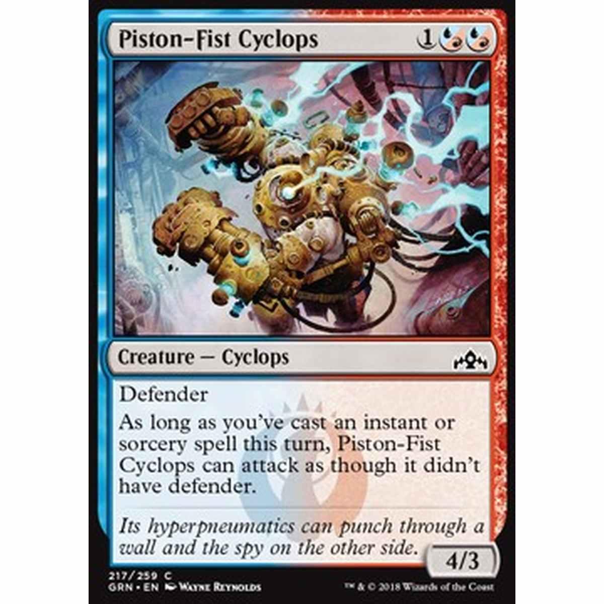 Piston-Fist Cyclops - Ciclope Pugnopistone - [GRN] [NM]