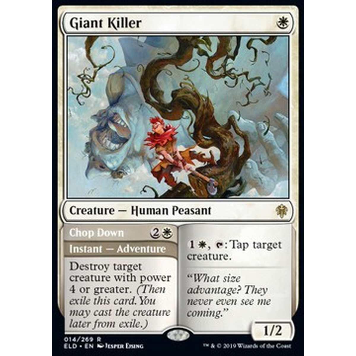 Giant Killer // Chop Down - Ammazzagiganti // Recidere - [ELD] [NM] [Foil]