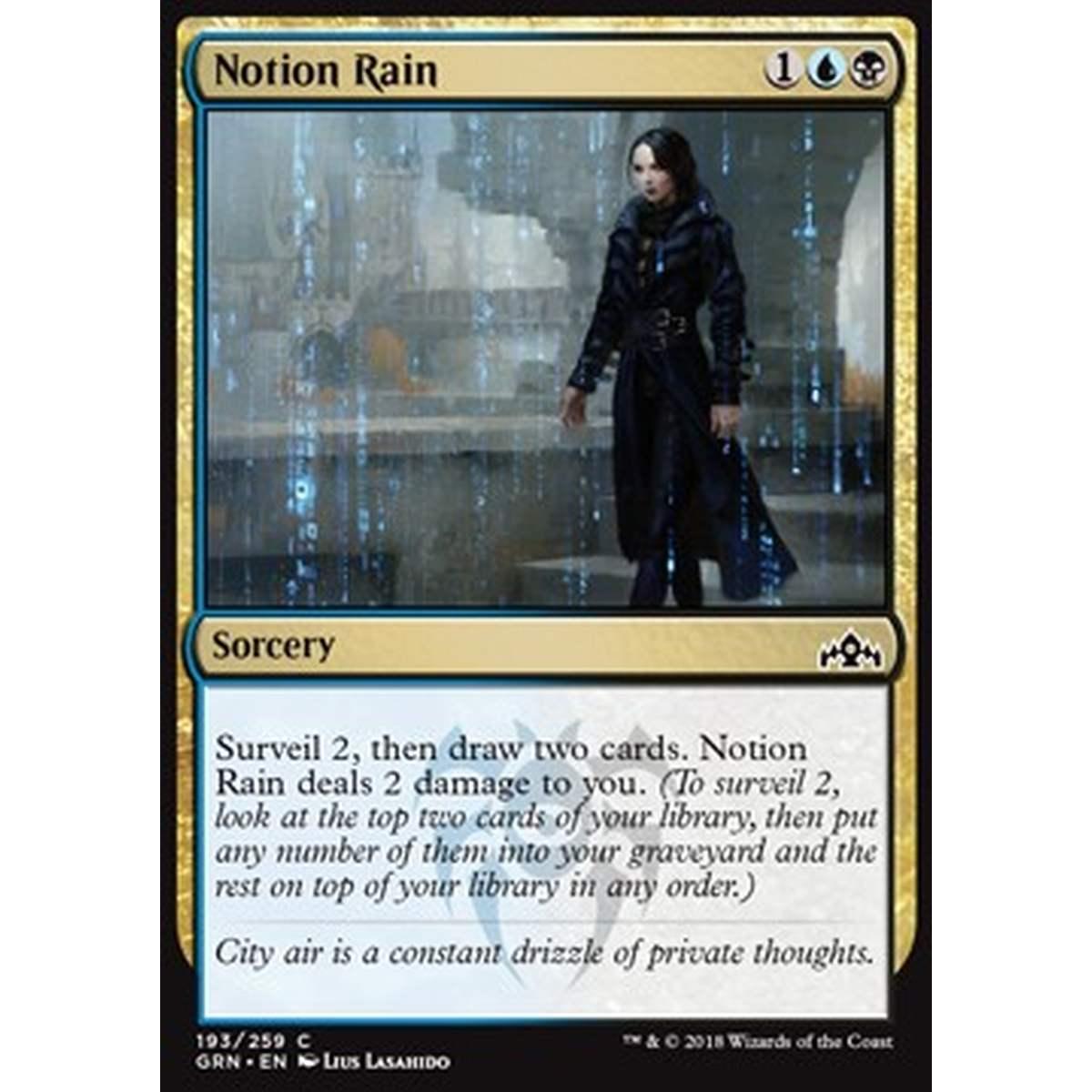Notion Rain - Pioggia di Nozioni - [GRN] [NM]