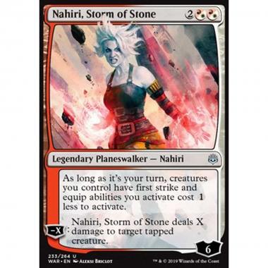 Nahiri, Storm of Stone - Nahiri, Tempesta di Pietra - [WAR] [NM] [Foil]