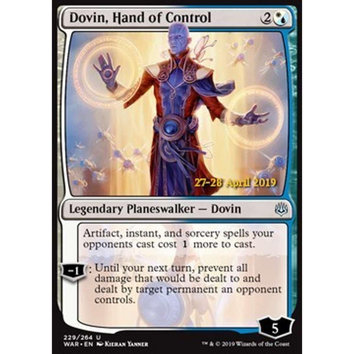 Dovin, Hand of Control - Dovin, Hand of Control - [XWAR] [NM] [Foil]