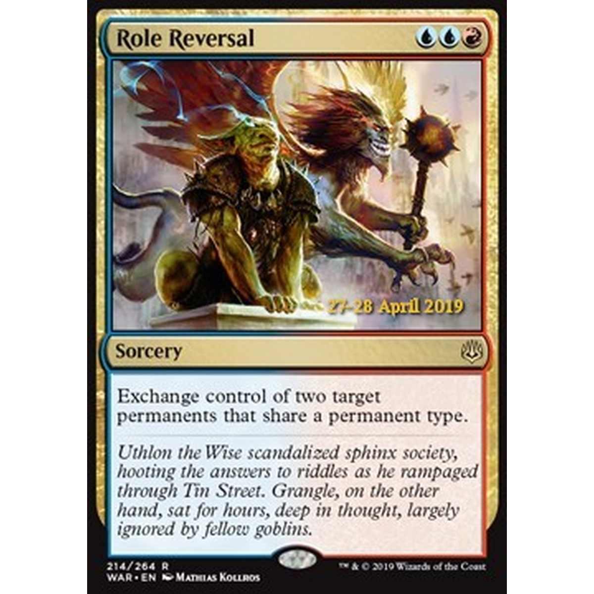 Role Reversal - Inversione di Ruoli - [XWAR] [NM] [Foil]