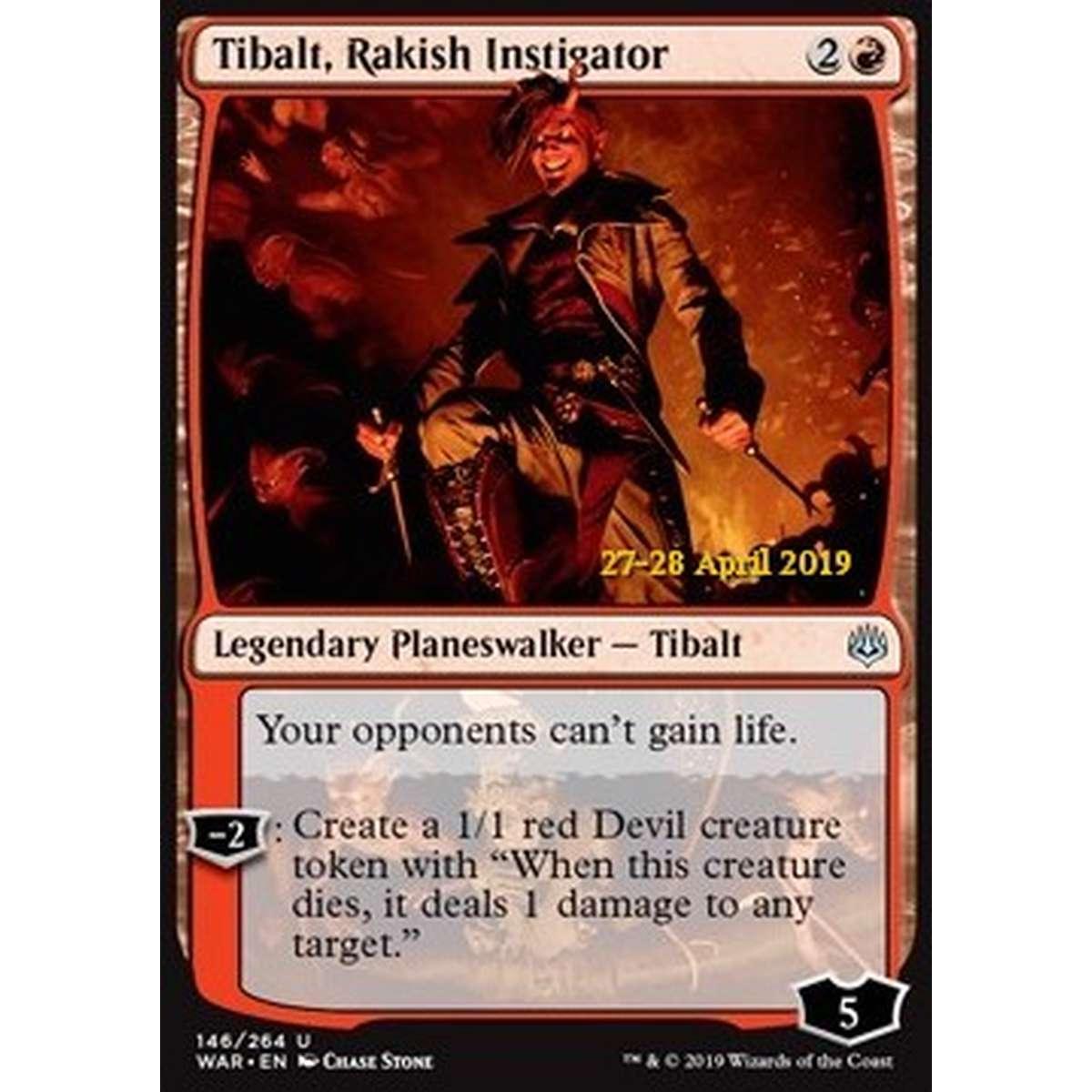 Tibalt, Rakish Instigator - Tibalt, Istigatore Dissoluto - [XWAR] [NM] [Foil]
