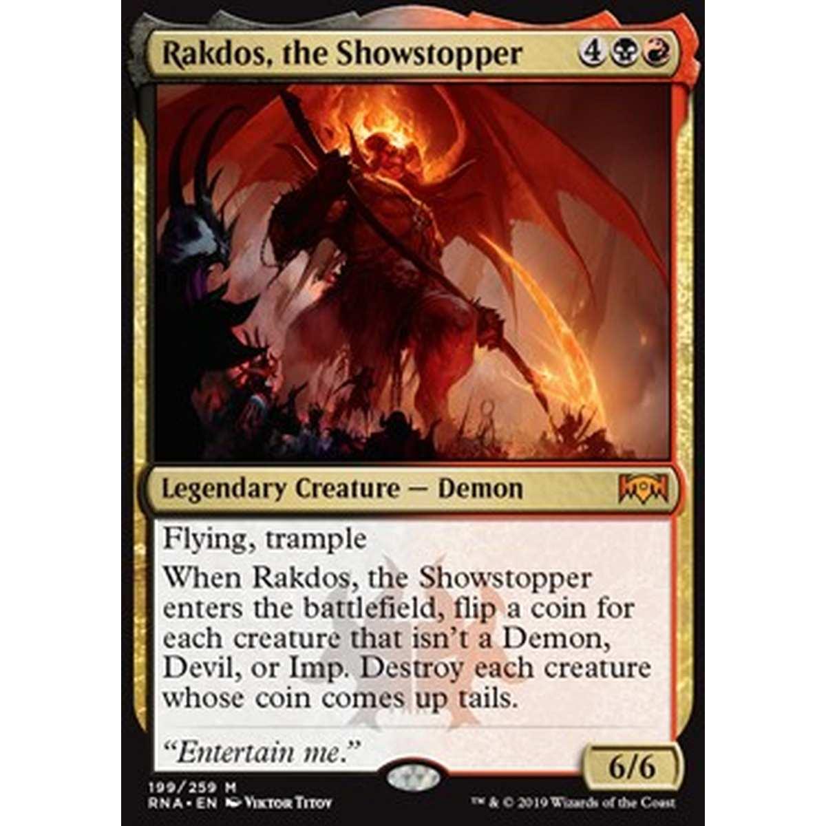 Rakdos, the Showstopper - Rakdos, il Colpo di Scena - [RNA] [NM]
