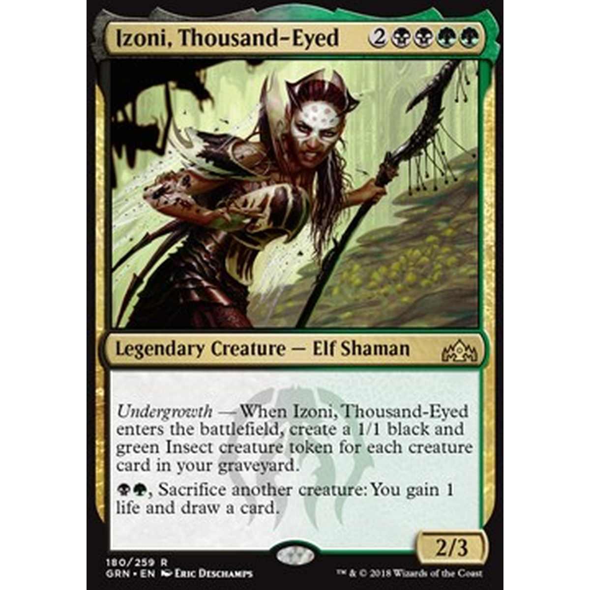 Izoni, Thousand-Eyed - Izoni, Thousand-Eyed - [GRN] [NM] [Foil]