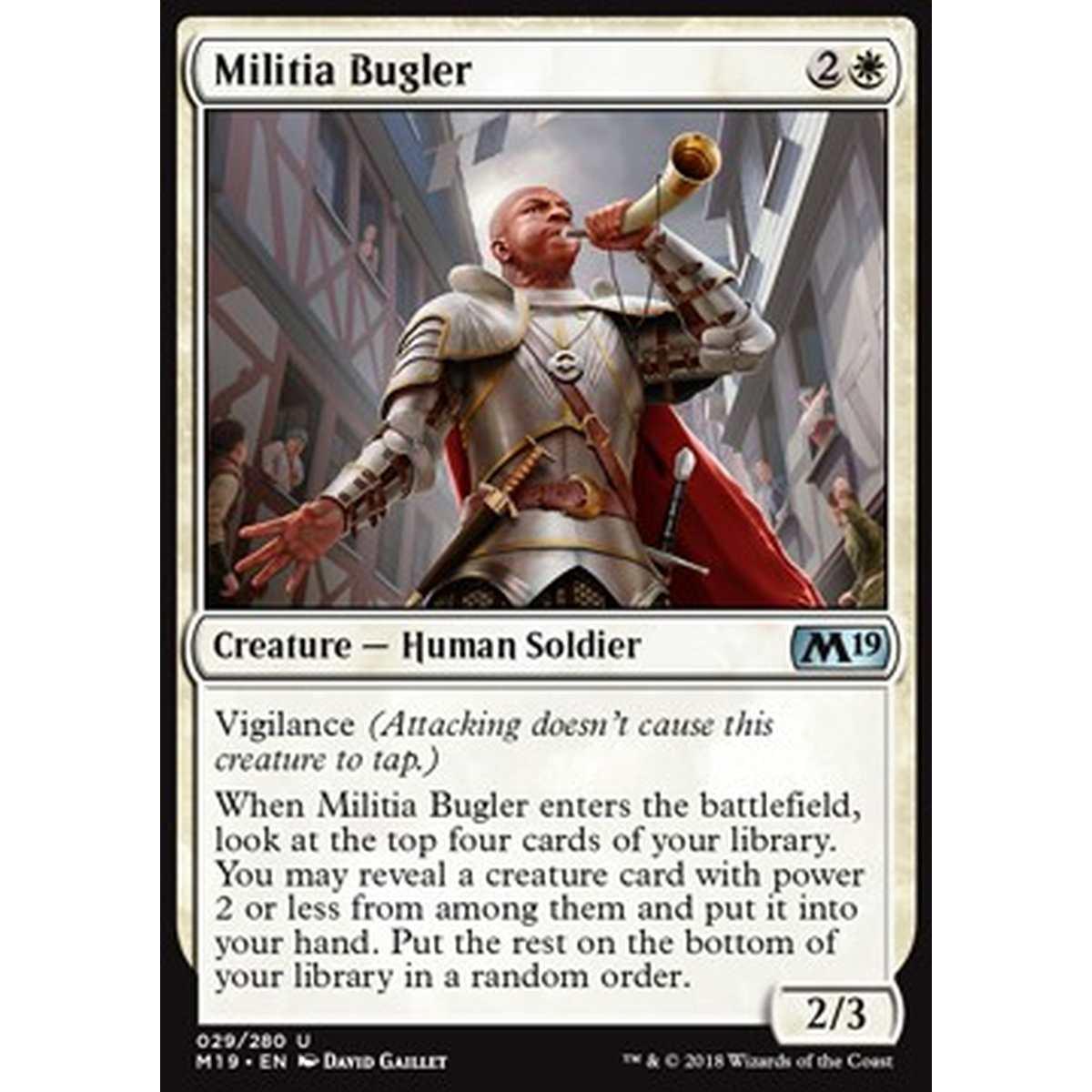 Militia Bugler - Militia Bugler - [M19] [NM] [Foil]