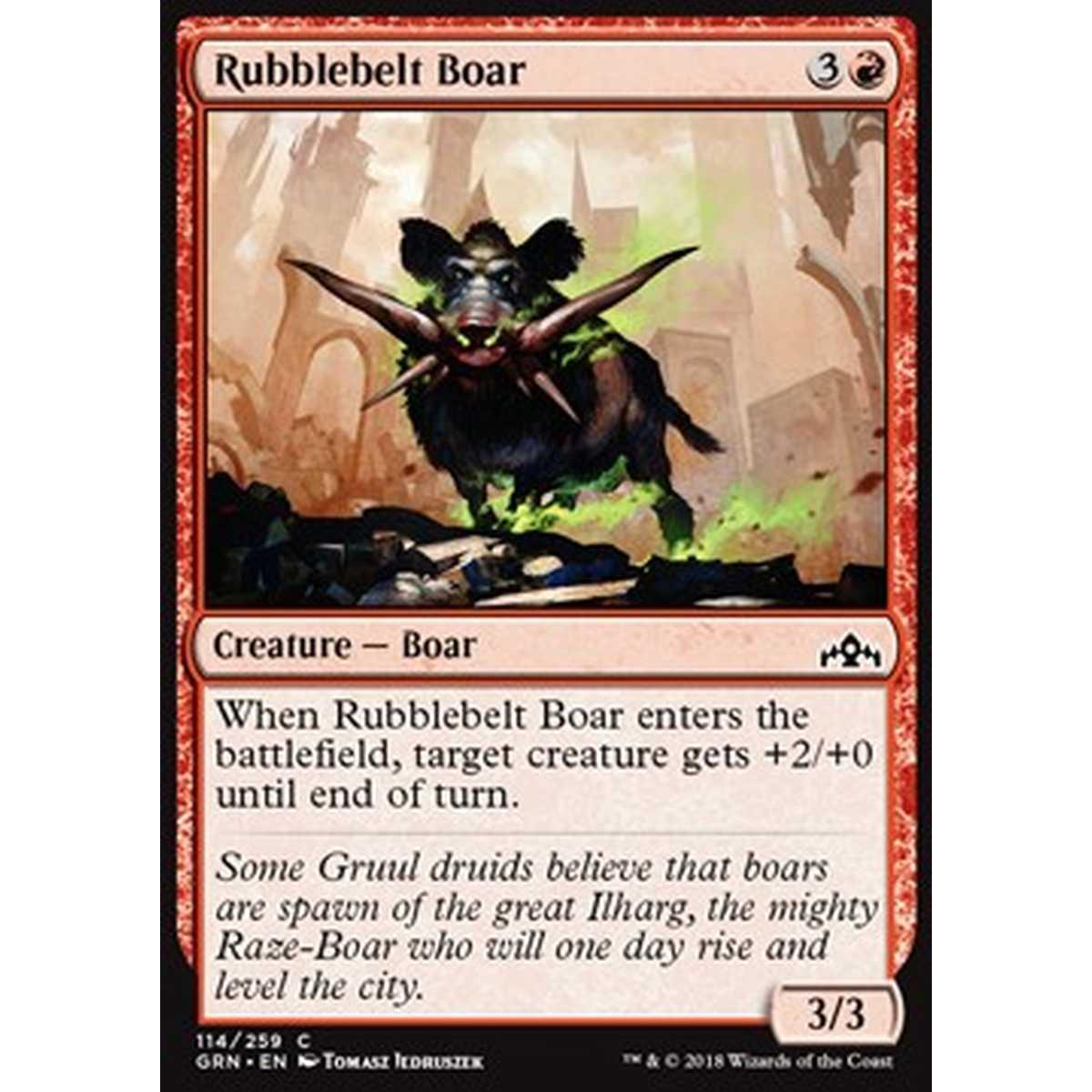 Rubblebelt Boar - Cinghiale della Zona di Macerie - [GRN] [NM]