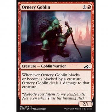 Ornery Goblin - Goblin Scontroso - [GRN] [NM]
