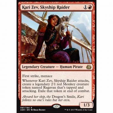 Kari Zev, Skyship Raider - Kari Zev, Skyship Raider - [AER] [NM] [Foil]