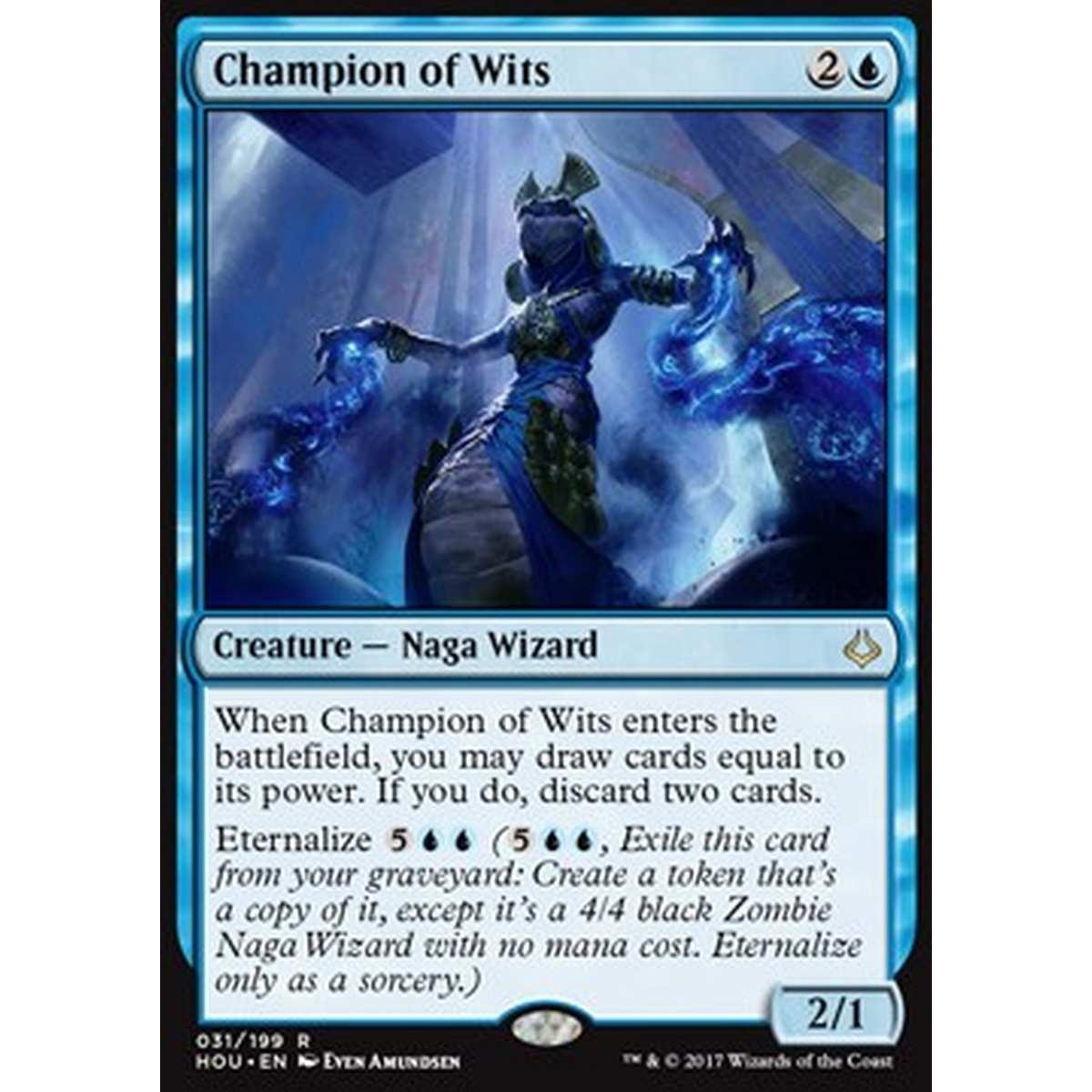 Champion of Wits - Campionessa d'Ingegno - [HOU] [NM] [Foil]