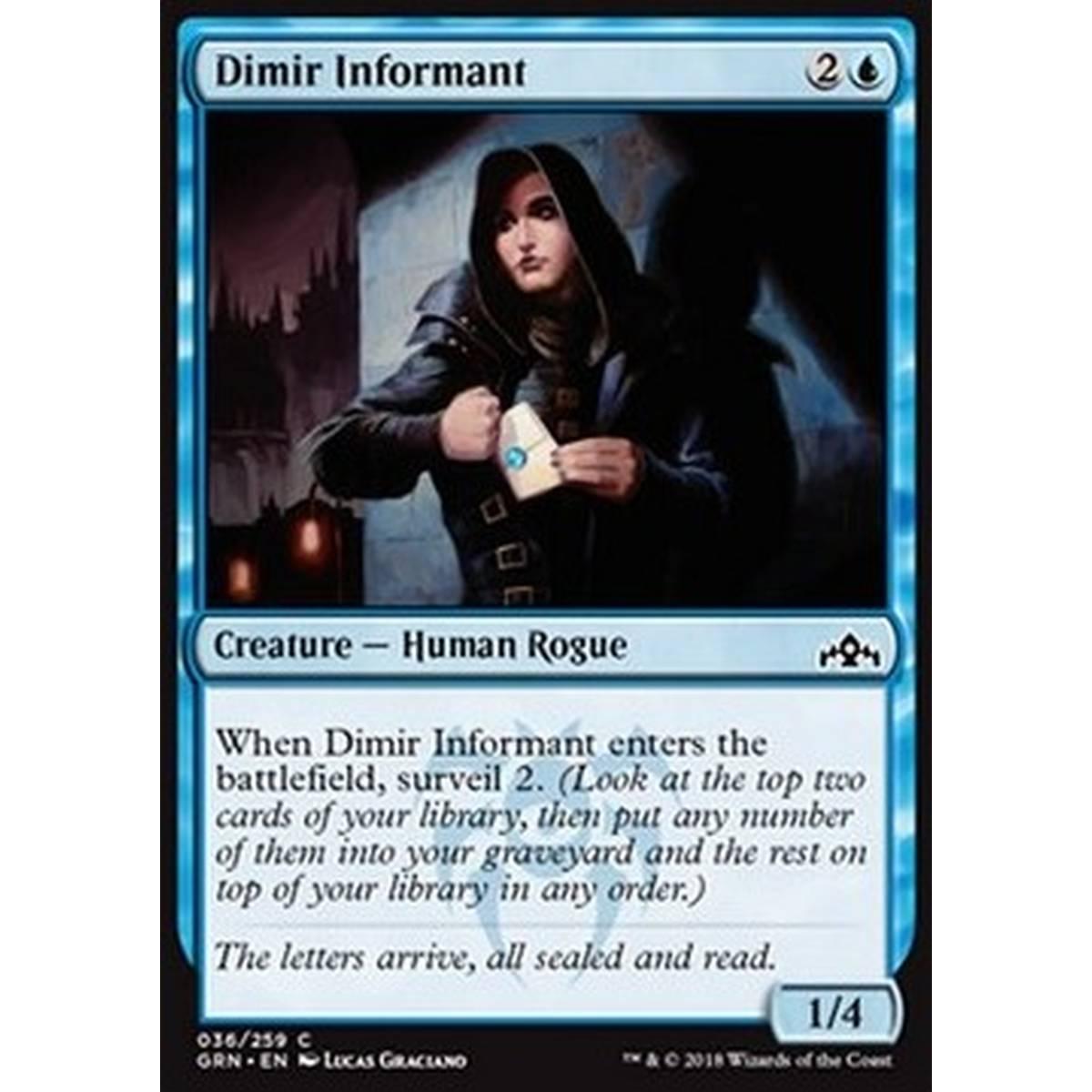 Dimir Informant - Informatrice Dimir - [GRN] [NM]