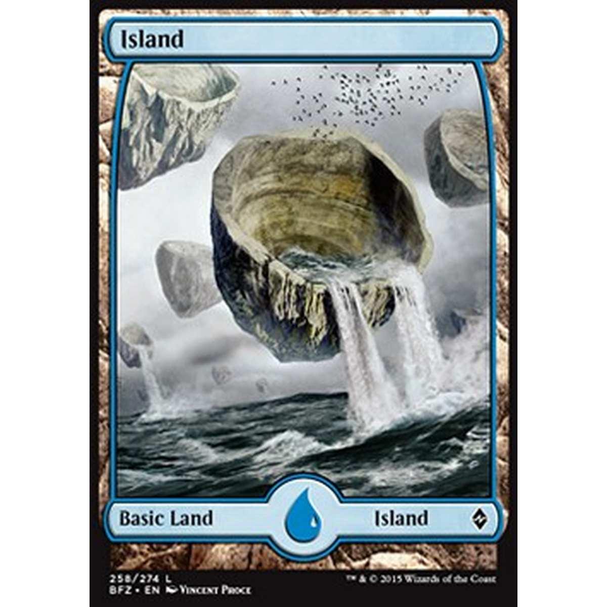 Island (V.7) - Isola (V.7) - [BFZ] [NM] [Foil]