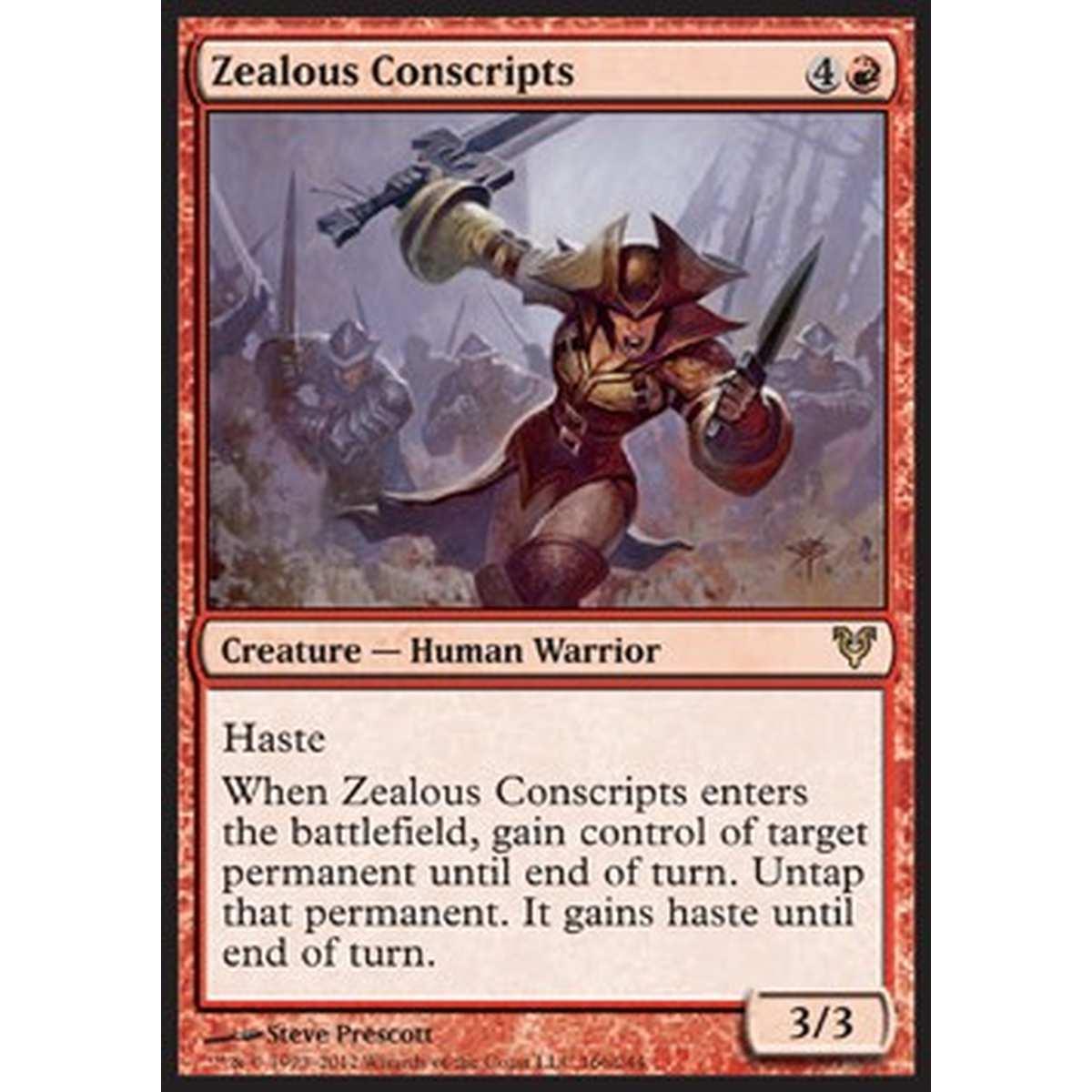 Zealous Conscripts - Reclute Zelanti - [AVR] [NM] [Foil]