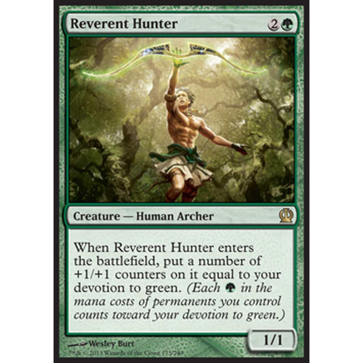 Reverent Hunter - Cacciatore Riverente - [THS] [NM] [Foil]