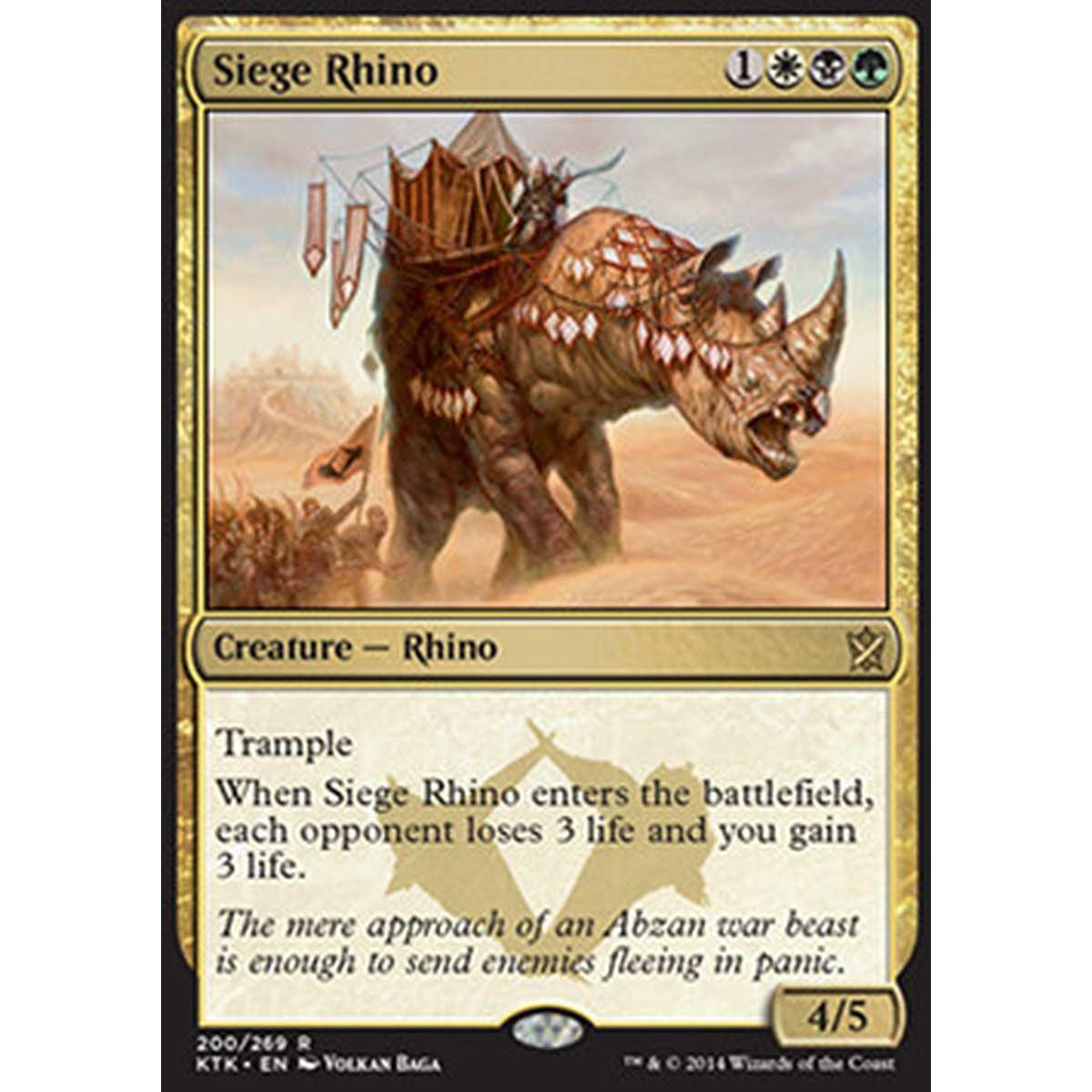 Siege Rhino - Rinoceronte da Assedio - [KTK] [NM] [Foil]