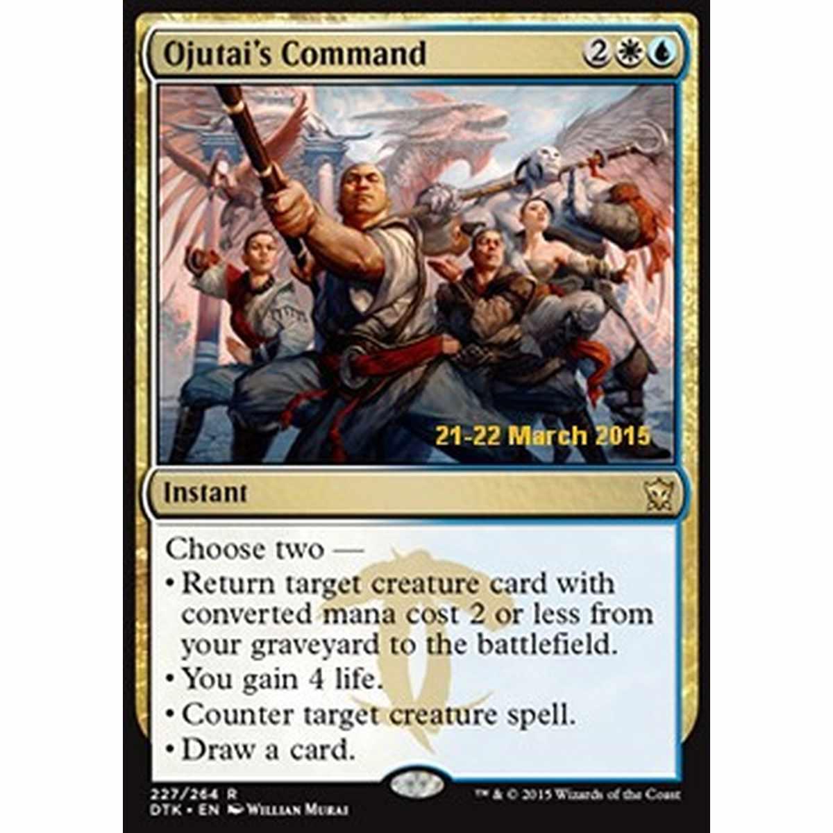 Ojutai's Command - Comando di Ojutai - [PDTK] [NM] [Foil]