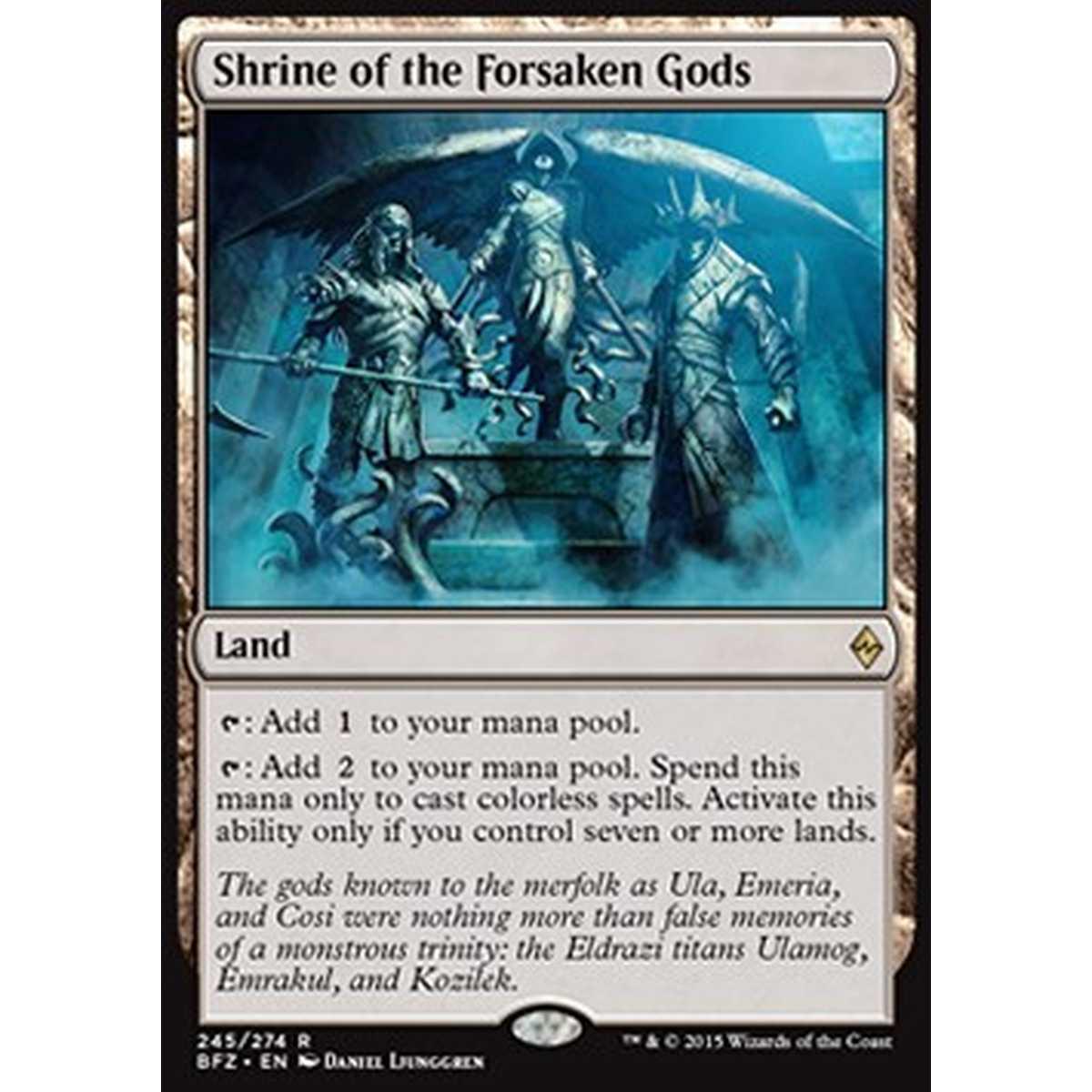 Shrine of the Forsaken Gods - Santuario degli Dei Rinnegati - [BFZ] [NM] [Foil]