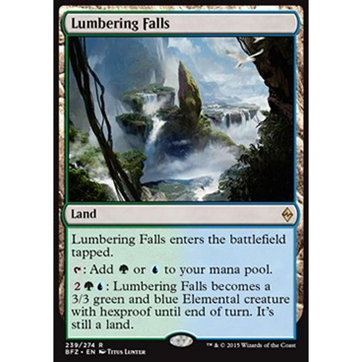 Lumbering Falls - Cascate Roboanti - [BFZ] [NM] [Foil]
