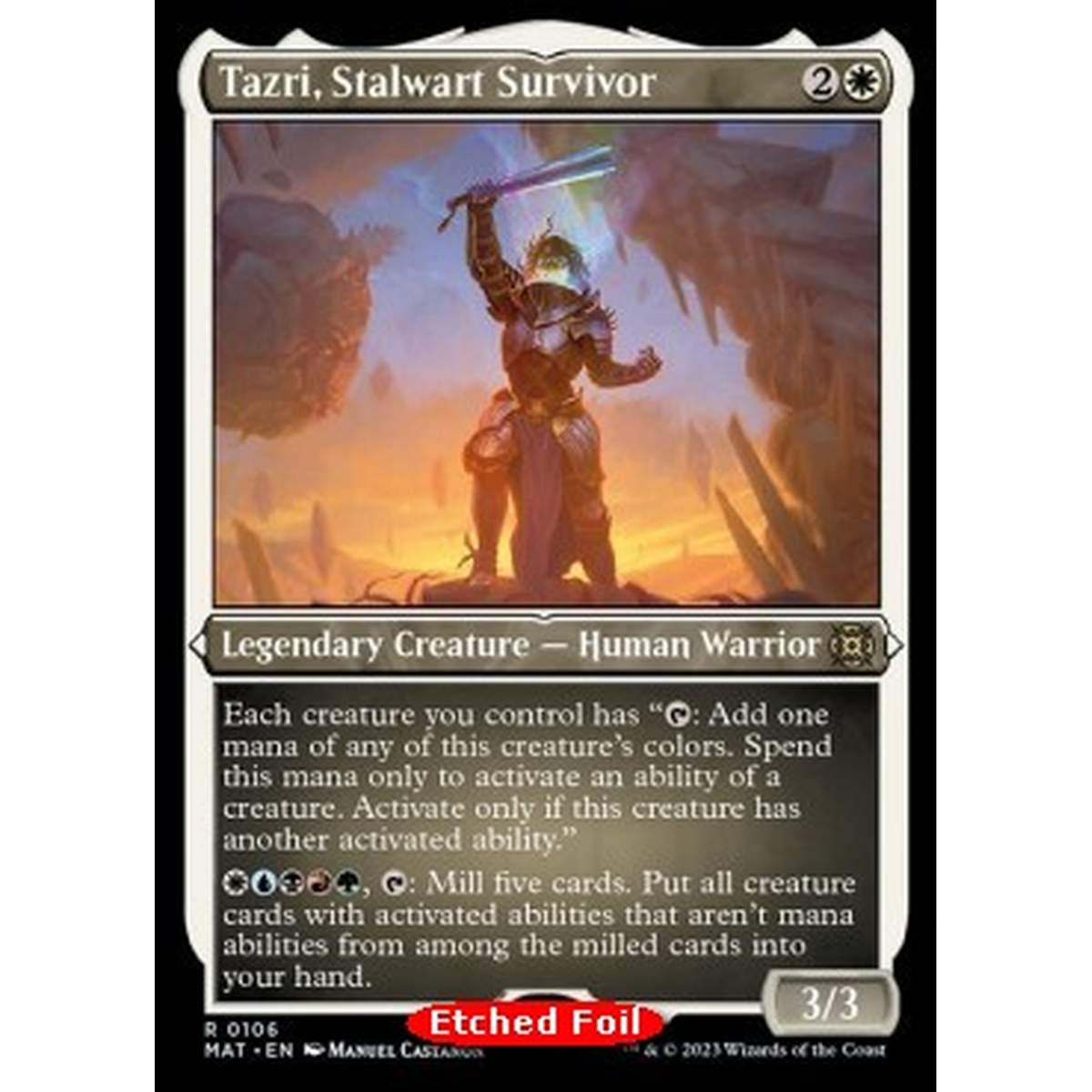 Tazri, Stalwart Survivor (V.2) - Tazri, Stalwart Survivor (V.2) - [XMAT] [NM] [Foil]