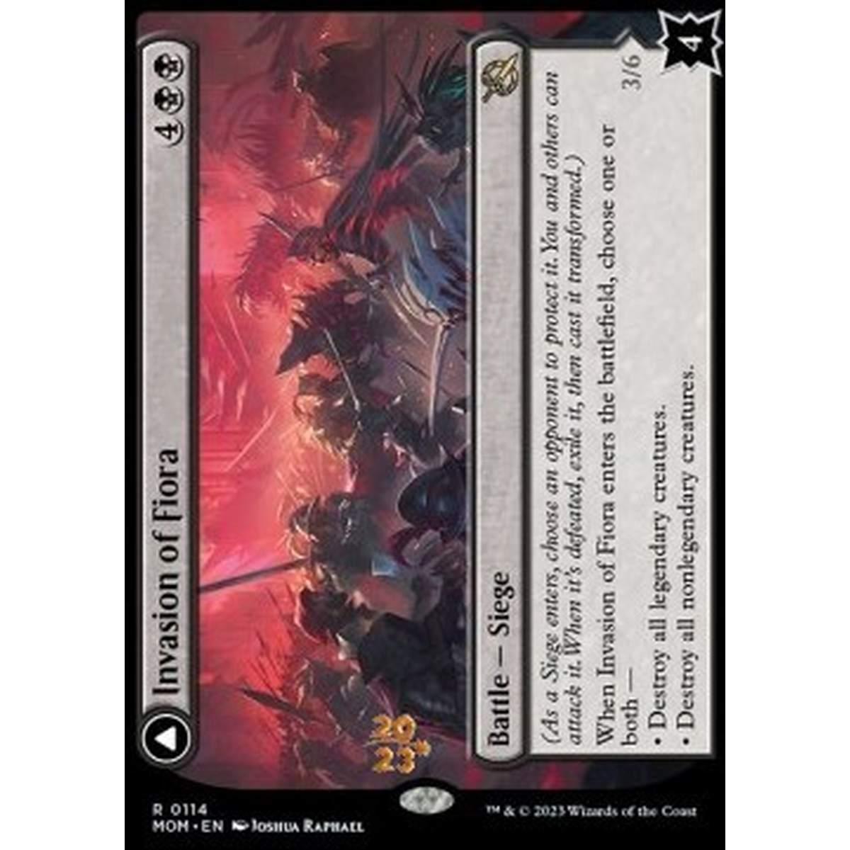 Invasion of Fiora // Marchesa, Resolute Monarch (V.1) - Invasione di Fiora // Marchesa, Monarca Risoluta (V.1) - [PMOM] [NM] [Foil]