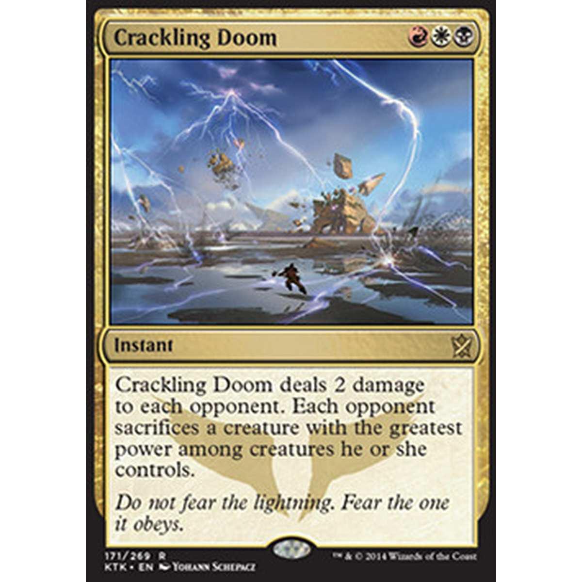 Crackling Doom - Destino Crepitante - [KTK] [NM] [Foil]