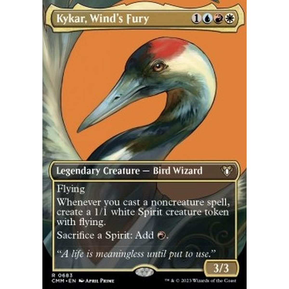 Kykar, Wind's Fury (V.2) - Kykar, Wind's Fury (V.2) - [XCMM] [NM] [Foil]