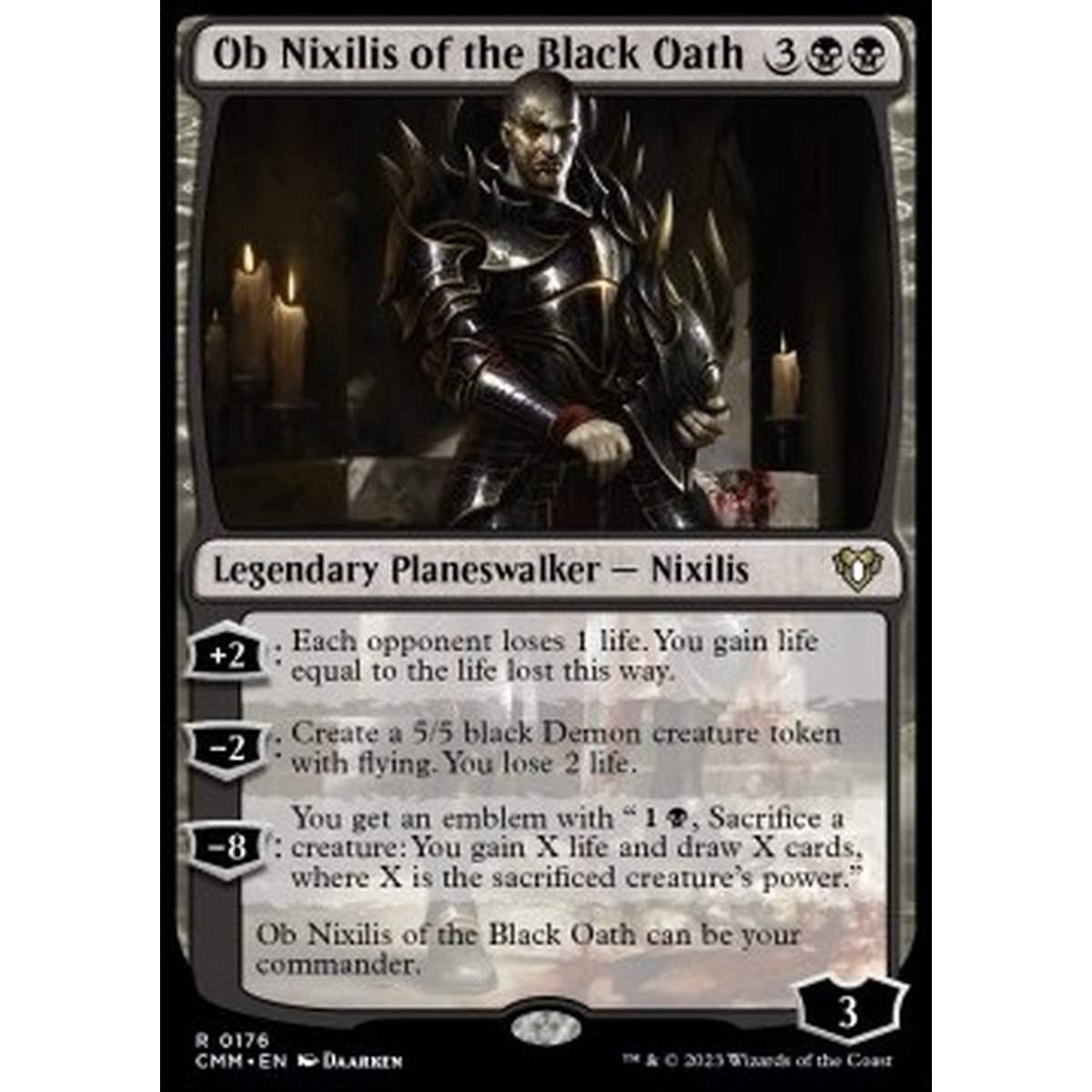 Ob Nixilis of the Black Oath - Ob Nixilis of the Black Oath - [CMM] [NM] [Foil]